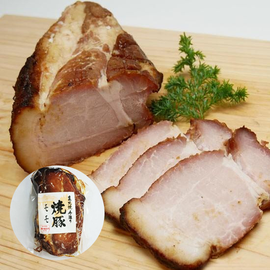 【直送】直火焼き　焼豚(モモスライス)400ｇ（5点入）