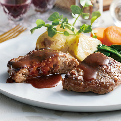 【お歳暮限定】「JINBO MINAMI AOYAMA」焼き目つきハンバーグ