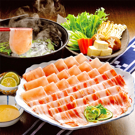 【お歳暮限定】 宮崎県産 おいも豚しゃぶしゃぶ肉　400g