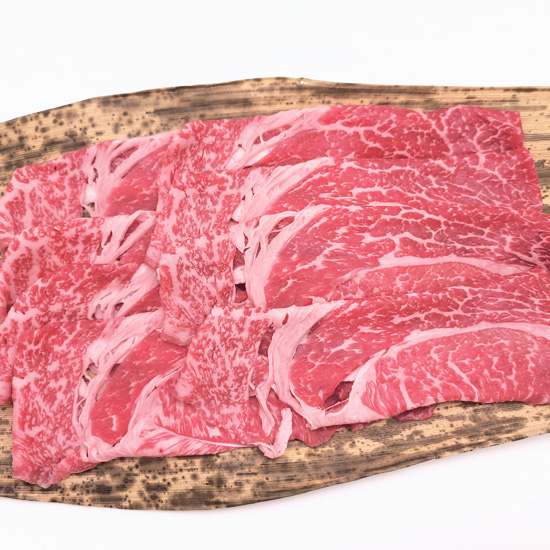 【直送】滋賀産黒牛　特上すき焼き用300ｇ（5点入）