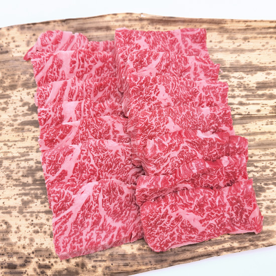 【直送】滋賀産黒牛　上バラ焼肉用300ｇ（5点入）