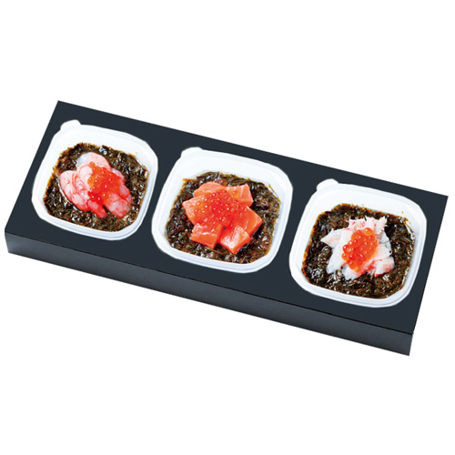 あかもく越前海鮮ぶっかけの具3種