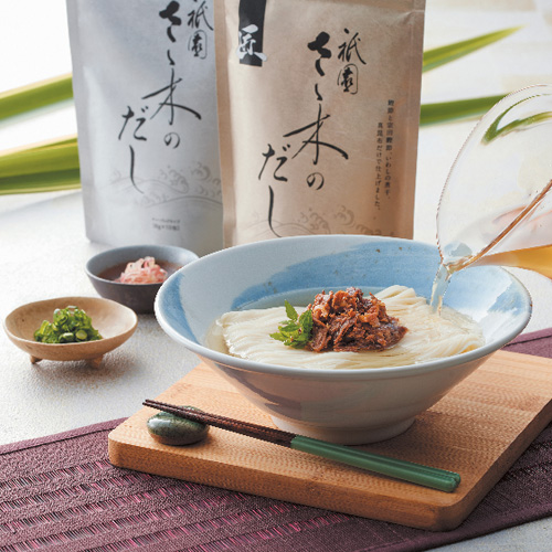 「祇園さゝ木」だしと牛しぐれ煮・手延素麺セット