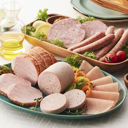 「トンデンファーム」燻しロースハムとバラエティーセット