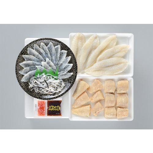 とらふぐ刺身と真ふぐの詰め合わせ