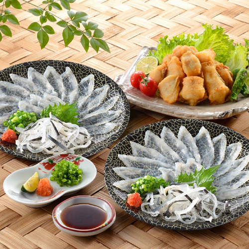 とらふぐ刺身・ふぐ唐揚げセット