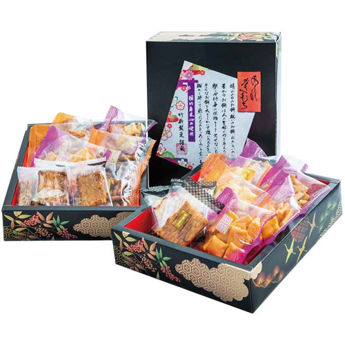 【お歳暮限定】竹新製菓　蒔絵箱　TKN-15